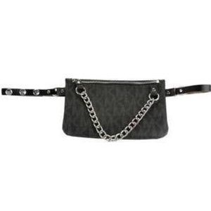Michael Kors Black Belt Chain Purse